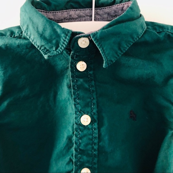 H&m LOGG Long Sleeve Button-Down Shirt 18 -24M - Picture 2 of 6